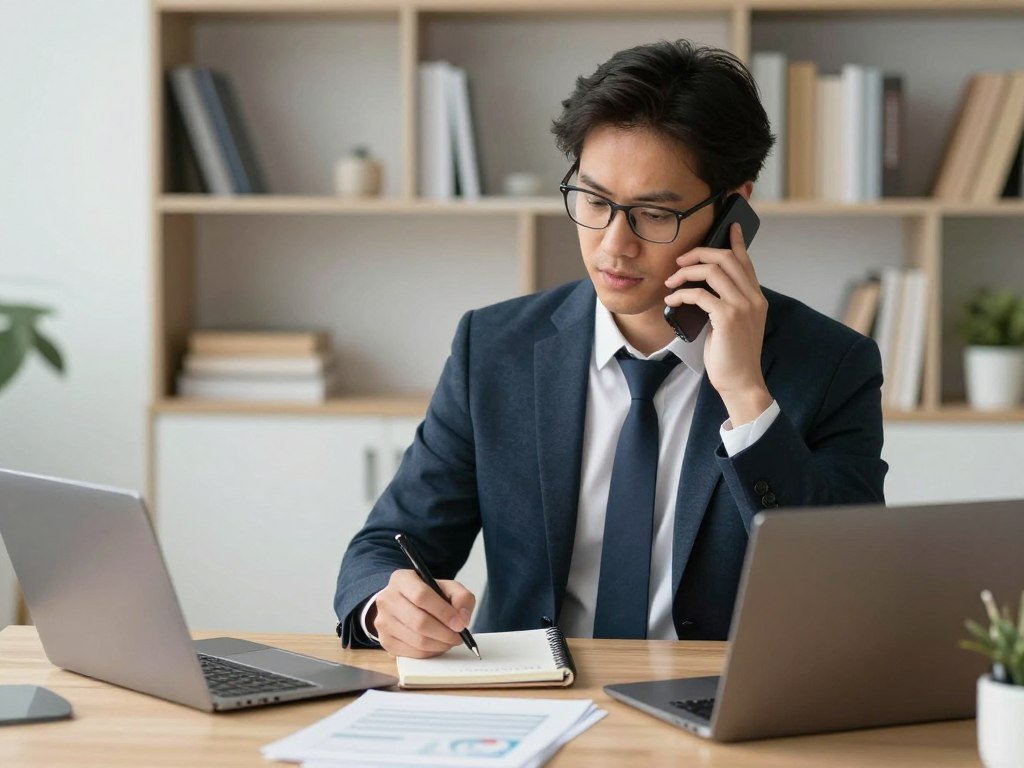 التواصل الاحترافي عبر الهاتف