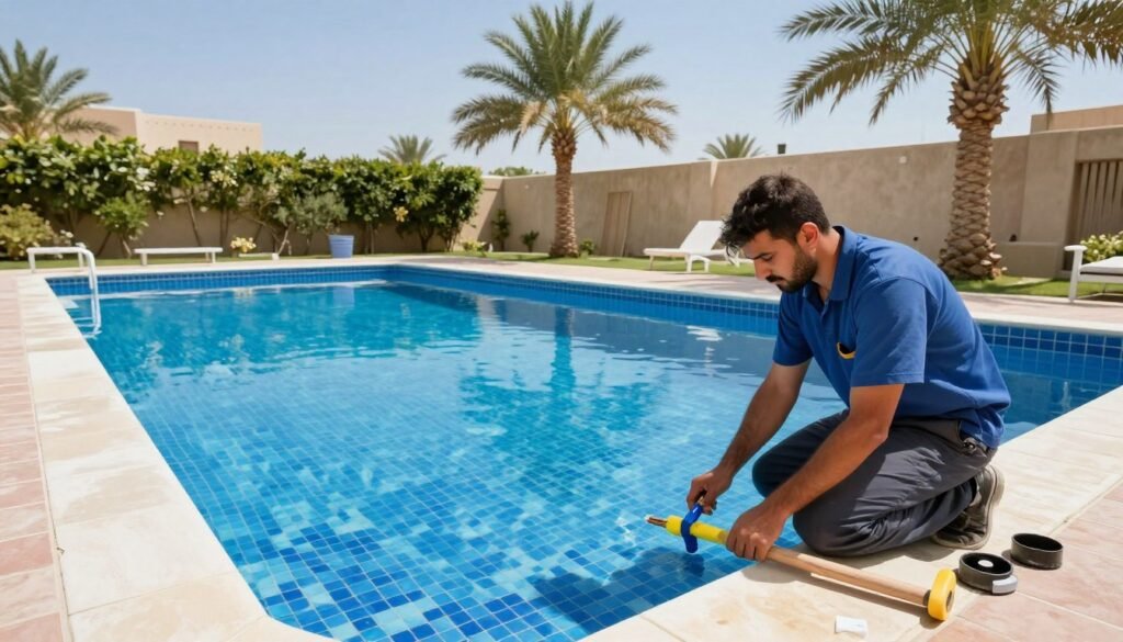 المسبح ترميم