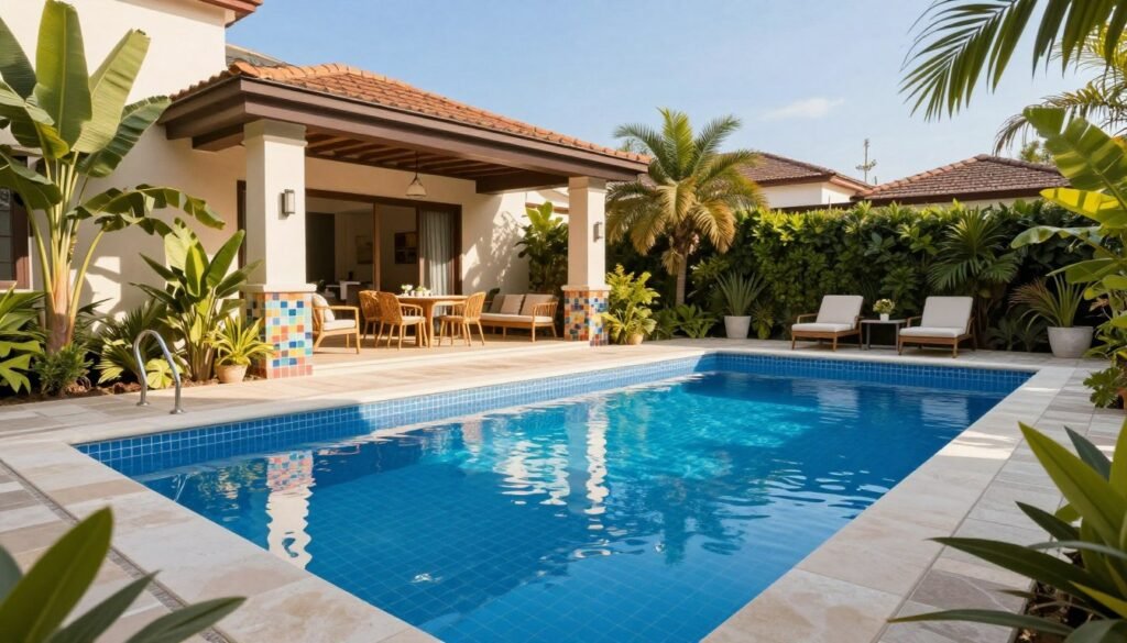 ترقية ديكور المسبح