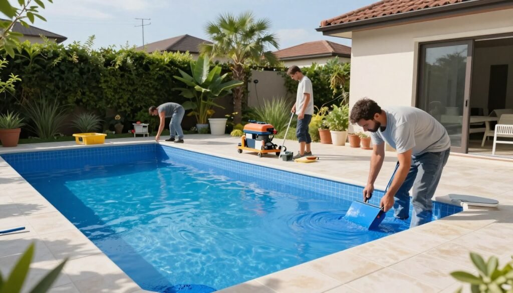 توفير مالي في ترميم المسابح توفير مالي في ترميم المسابح