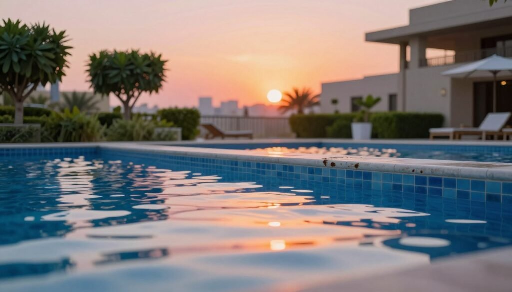 ملوحة الرطوبة المسبح جدة