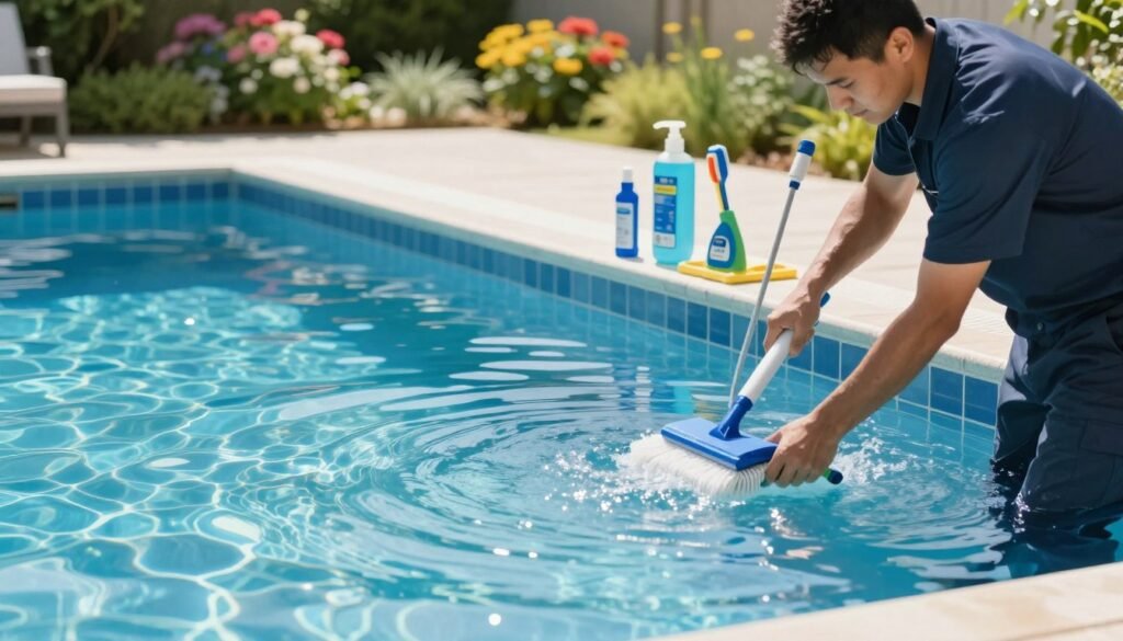 نظافة المسبح نظافة المسبح