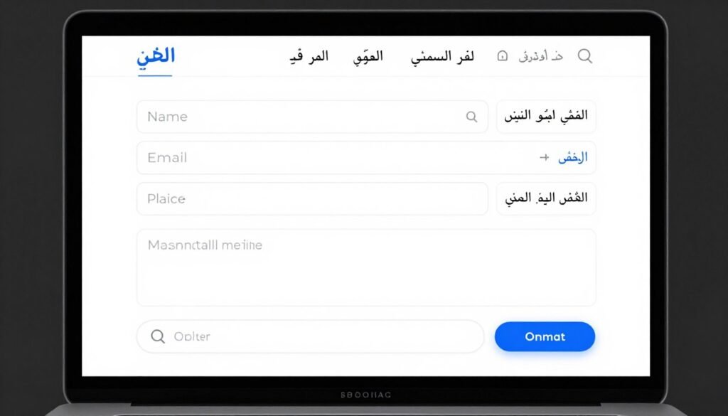 نموذج الاتصال الإلكتروني للتواصل معنا